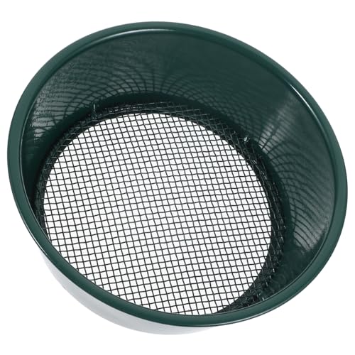 Happyyami Bodensiebwerkzeug Bodensiebe Sieb Für Die Gartenarbeit Pflanzen Wachsend Bodensiebsieb Sichter Blumenerde Schwer Aus Gartenerdsieb Siebsieb Für Den Garten Bußgeld Eisen Green von Happyyami