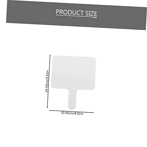 Happyyami Doppelseitiges Whiteboard Handheld mit Griff Abwischbares Schreibbrett Robustes Dry Erase Paddle für Unterricht Bewertung und Präsentationen Teiliges Schreibtafel Happyyami Doppelseitiges Whiteboard Handheld mit Griff Abwischbares Schreibbrett Robustes Dry Erase Paddle für Unterricht Bewertung und Präsentationen Teiliges Schreibtafel von Happyyami