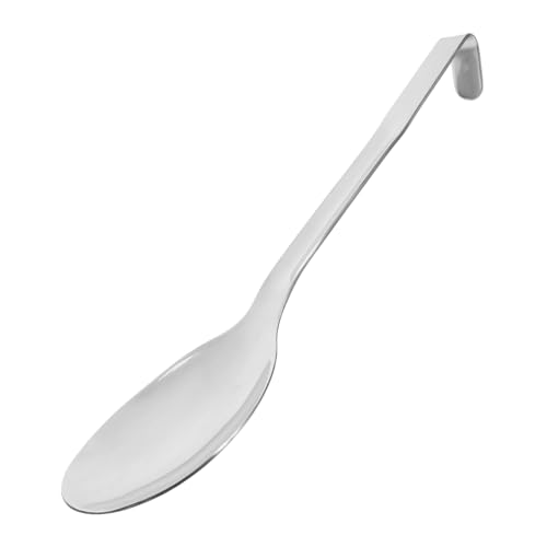 Happyyami Edelstahl Servierlöffel mit Langem Griff Praktischer Buffet Löffel für Heiße und Kalte Speisen Vielseitiger Portionierlöffel mit Ergonomischem Design Geeignet für Küche und Happyyami Edelstahl Servierlöffel mit Langem Griff Praktischer Buffet Löffel für Heiße und Kalte Speisen Vielseitiger Portionierlöffel mit Ergonomischem Design Geeignet für Küche und von Happyyami