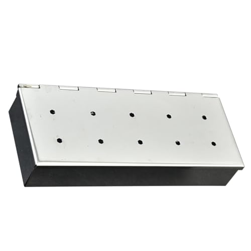 Happyyami Edelstahl Smoker Box mit Klappdeckel Hitzebeständig und Rostfrei Kompakte Bbq Räucherbox für Gas und Holzkohlegrills für Holzchips Outdoor Grillen und Camping Langlebig und Leicht Happyyami Edelstahl Smoker Box mit Klappdeckel Hitzebeständig und Rostfrei Kompakte Bbq Räucherbox für Gas und Holzkohlegrills für Holzchips Outdoor Grillen und Camping Langlebig und Leicht von Happyyami