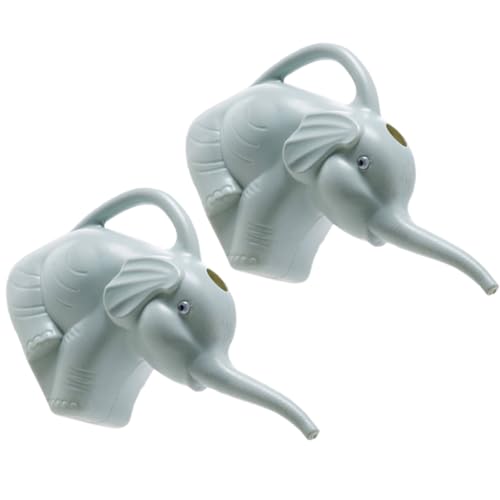 Happyyami Gießkanne in Elefantenform 2 Stück Für Pflanzenbewässerung Langlebig Mit Langem Ausguss Gartenbedarf Pp Material von Happyyami