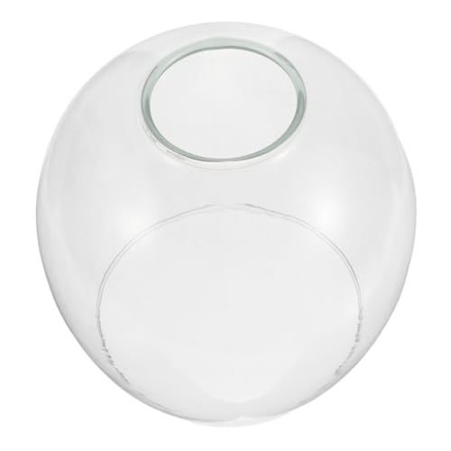 Happyyami Handgefertigter Glas Lampenschirm mit Vintage Bernsteinfarbenem Finish Ersatz-glasglocke für Wand Pendelleuchten Vielseitig Einsetzbar Passend als Lampenschirm Leuchtenabdeckung von Happyyami