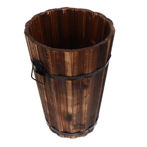 Happyyami Holz Mülleimer mit Henkel Multifunktionale Abfallkörbe für Badezimmer und Wohnzimmer Großer Fassungsvermögen Leichter und Tragbarer Holz Abfalleimer für Rustikale Einrichtung Happyyami Holz Mülleimer mit Henkel Multifunktionale Abfallkörbe für Badezimmer und Wohnzimmer Großer Fassungsvermögen Leichter und Tragbarer Holz Abfalleimer für Rustikale Einrichtung von Happyyami
