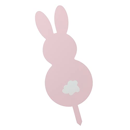 Happyyami Kaninchen Dekorative Karte Ostern Dekostecker Rasendekorationen Rasenornament Außendekorationen Ostern Veranda Zeichen Hofschild Rasen Zeichen Tier Erdungsstecker Rosa Acryl Hase von Happyyami