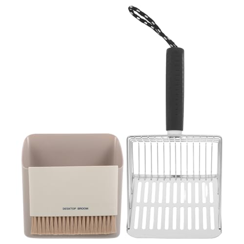 Happyyami Katzenstreuschaufel: Katzenstreuschaufel mit abnehmbarem Halter – Kotsiebwerkzeug für Katzen – Edelstahlschaufel für Gartenerde und Sand Happyyami Katzenstreuschaufel: Katzenstreuschaufel mit abnehmbarem Halter – Kotsiebwerkzeug für Katzen – Edelstahlschaufel für Gartenerde und Sand von Happyyami