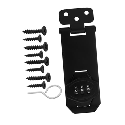 Happyyami Keyless Cabinet Lock mit Stelligem Passwort Sichere Hasp Verriegelung für Holzschubladen Schränke und Tresore für Diebstahlsicherung Ihrer Wertsachen von Happyyami