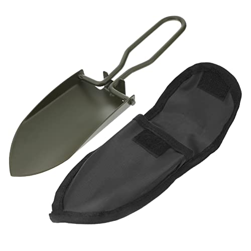 Happyyami Klappbare Gartenschaufel Rostfreiem Stahl Multifunktional Leicht und Kompakt mit Tragetasche für Outdoor Camping Gartenarbeit und Unkrautentfernung Robust und Platzsparend von Happyyami