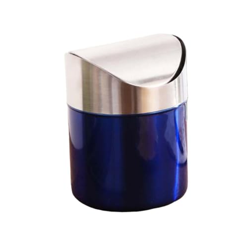 Happyyami Kompakter Edelstahl Desktop Mülleimer Blau Silber Rostfrei Klein Tragbar für Küche Büro Bad Vielseitig Verwendbar als Happyyami Kompakter Edelstahl Desktop Mülleimer Blau Silber Rostfrei Klein Tragbar für Küche Büro Bad Vielseitig Verwendbar als von Happyyami