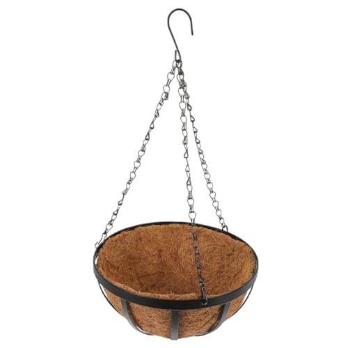 Happyyami Korb Mit Kokosraspeln Pflanzenhänger Mit Haken Hängender Blumentopfkorb Selbstbewässernde Wandpflanzgefäße Hängender Korb Hängekorb Im Freien Groß Eisen Topfpflanze Happyyami Korb Mit Kokosraspeln Pflanzenhänger Mit Haken Hängender Blumentopfkorb Selbstbewässernde Wandpflanzgefäße Hängender Korb Hängekorb Im Freien Groß Eisen Topfpflanze von Happyyami