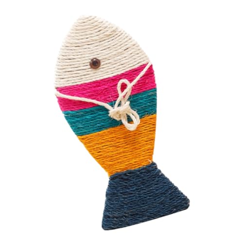 Happyyami Kratzunterlage Katzen Sisal Kratzboard Robust Kratzmatte Möbel Schutz Interaktives Katzen Stressabbau und Krallenpflege von Happyyami