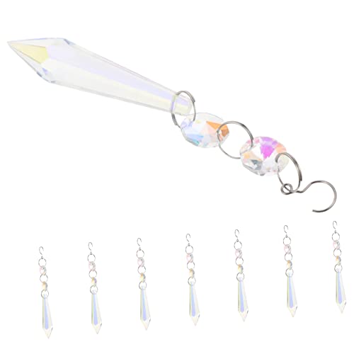 Happyyami 8stücke Kristall Sonnenfänger Ornament Mit Haken Delikate Hängende Dekoration Für Fenster Garten Und Wohnräume Für Jede Festlichkeit Oder Stilvolle Inneneinrichtung Happyyami 8stücke Kristall Sonnenfänger Ornament Mit Haken Delikate Hängende Dekoration Für Fenster Garten Und Wohnräume Für Jede Festlichkeit Oder Stilvolle Inneneinrichtung von Happyyami