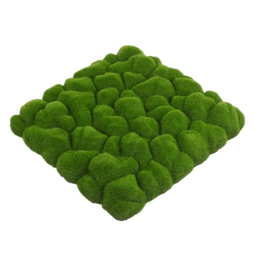 Happyyami Künstliches Moos Wandpaneel Grüne Wanddekoration für Innenräume Realistisches Moosbrett Installieren Kunstmoos von Happyyami