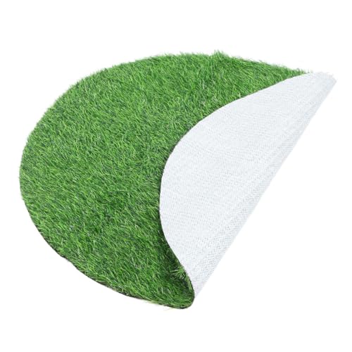 Happyyami Künstlicher Tischdeko Realistische Grüne Tischmatte für Küche Esszimmer Outdoor Rund Dekoration für Dinner und Garten von Happyyami