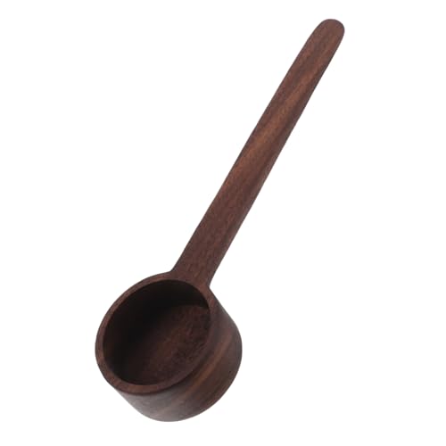 Happyyami Langer Holzlöffel für Kaffee und Salz Multifunktionale Küchenhilfe mit Langem Griff zum Messen von Kaffeebohnen Tee und Gewürzen Ergonomisches Design für Einfachen Gebrauch von Happyyami