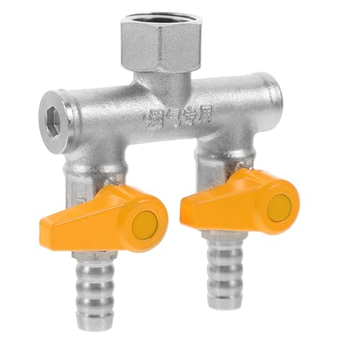 Happyyami Messing Gartenschlauch Verteiler Wege Y Adapter mit Anschluss Separat Steuerbare Ausgänge Robust Dicht und Installieren für Außenwasserhähne und Bewässerungssysteme Happyyami Messing Gartenschlauch Verteiler Wege Y Adapter mit Anschluss Separat Steuerbare Ausgänge Robust Dicht und Installieren für Außenwasserhähne und Bewässerungssysteme von Happyyami