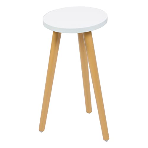 Happyyami Pflanzer Stand Indoor Holz Anlage Stehen Kleine Seite Tabelle Mitte Anlage Halter Hoch Blumentopf Hocker Dekorative Lagerung Rack für Indoor Outdoor Home Decor von Happyyami
