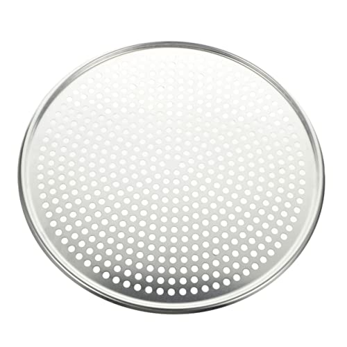 Happyyami Pizzablech Gelocht Kratzfestes Robustes Backblech Multifunktionales Ofen Pizzablett Dickes Leicht zu Reinigendes Backzubehör für Haushalt und Gasgrill Happyyami Pizzablech Gelocht Kratzfestes Robustes Backblech Multifunktionales Ofen Pizzablett Dickes Leicht zu Reinigendes Backzubehör für Haushalt und Gasgrill von Happyyami