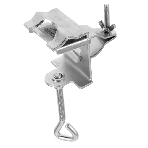 Happyyami Regenschirm-Clip-Halter Regenschirme Regenschirm im Freien Garten Parasol Stand schirmständer regenschirmhalter Regenschirm-Festhalterung Bodeneinsatzhalterung Eisen Silver von Happyyami