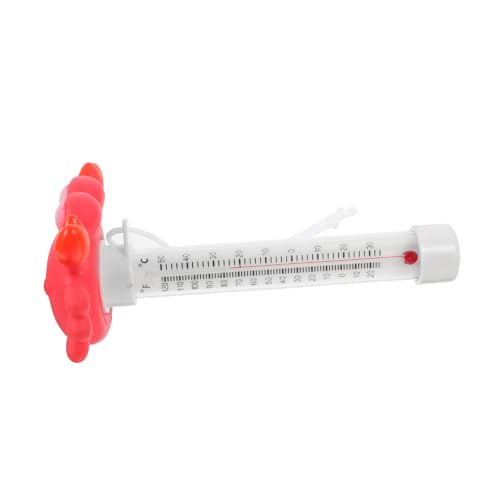 Happyyami Schwimmendes Poolthermometer mit Schnur Großes Messgerät aus Robustem Klare für Badewanne Spa Aquarium und Fischteich Leicht Handfreundlich und Platzsparend Gestaltet von Happyyami