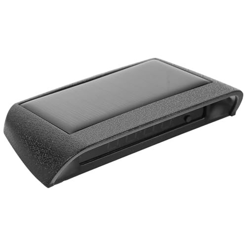Happyyami Solarbetriebene Digitale Auto-uhr mit Temperaturanzeige Automatische Helligkeitsanpassung Usb-ladung Einfache Montage ohne Bohren Hochtemperaturbeständiges Display für von Happyyami