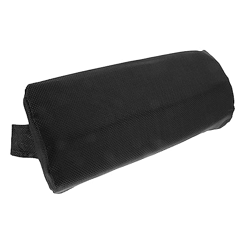 Happyyami Strandkorb Kopfkissen Mit Elastischen Bändern Ergonomische Kopfstütze Für Liegestühle Gepolstert Schwarz Für Nackenunterstützung Am Strand von Happyyami