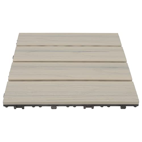 Happyyami Terrassenfliesen Balkon Bodenbelag Klickfliesen Bodenrost Interlocking wetterfest Holzfliesen Mosaik Fliese Stecksystem Terrasse Balkon Set für Innen Outdoor Garten 30x30cm Happyyami Terrassenfliesen Balkon Bodenbelag Klickfliesen Bodenrost Interlocking wetterfest Holzfliesen Mosaik Fliese Stecksystem Terrasse Balkon Set für Innen Outdoor Garten 30x30cm von Happyyami