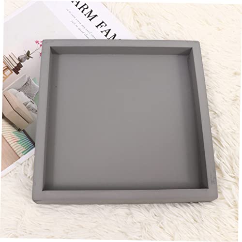 Happyyami Verdicktes Kunststoff Blumenuntersetzer Tablett Quadratisch rutschfest aus Robustem Material Auslaufsicherer Übertopf Untersetzer für Zimmerpflanzen Balkon und Garten von Happyyami