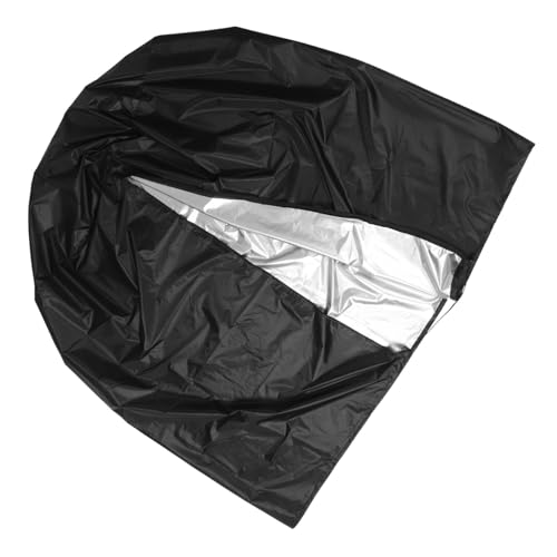 Happyyami Wasserdichte Reißfeste Outdoor-schutzabdeckung für Hängesessel mit Windschutz-reißverschluss Wetterfeste Polsterung für Garten Balkon Terrasse Einzelne Patio-eierschaukel von Happyyami
