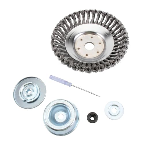 Happyyami Weeder Wheel mit Schutzabdeckung Weeding Wheel Reparaturwerkzeug für Ersatzteil Zubehör aus Federhartem Metall mit Sicherer Befestigung und Effizienter Hitzeableitung von Happyyami