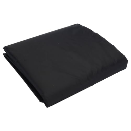 Happyyami wasserdichte Abdeckung Klarer Tischdeckenschutz Bettdecke Liege Sitz Round Table Cloth wetterschutz wiederverwendbarer Möbelbezug wiederverwendbarer Tischschutz Oxford-Stoff Black von Happyyami