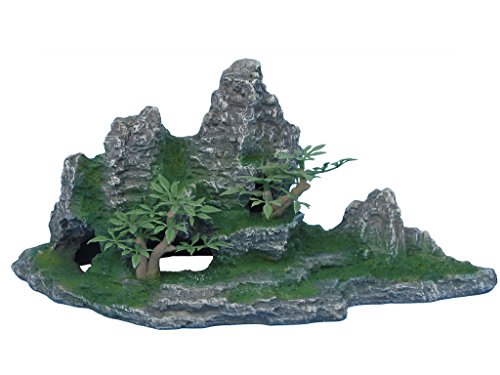 Haquoss Wild Mountain 3Dekoration aus ungiftigem Harz, 26,5 x 13,5 x 13 cm von Haquoss