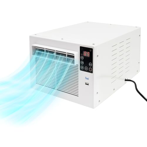 HarBin-Star - Tragbares Mini-Klimaanlage, 280W Mobile Kühlgerät mit Timer-Funktion, Kompaktes Geräuscharm Cool Fensterkühler Klimagerät für Haus, Zimmer, Büro von HarBin-Star