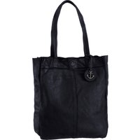 HARBOUR 2nd Shopper "Elbe 1", aus Leder mit typischen Marken-Anker-Label und Schmuckanhänger von Harbour 2nd