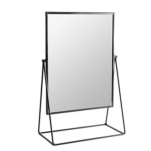Harbour Housewares Rechteck Makeupspiegel - 32 X 50cm - Schwarz von Harbour Housewares
