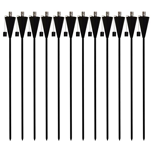 Harbour Housewares Torcia da Giardino Con Design Triangolare - Lanterna a Cherosene - Nero - 146 cm - 12 Pezzi Harbour Housewares Torcia da Giardino Con Design Triangolare - Lanterna a Cherosene - Nero - 146 cm - 12 Pezzi von Harbour Housewares