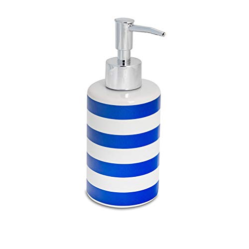 Badezimmer Handseife Pumpspender. Blau/WeiÃŸ-Streifen 280ml von Harbour Housewares