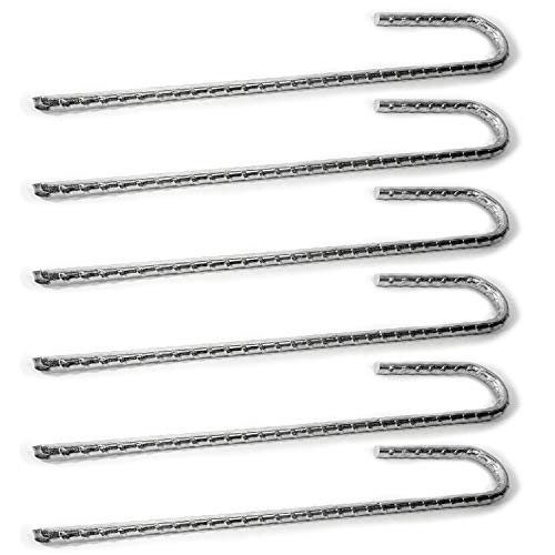 Harbre 30,48 cm Zeltheringe aus verzinktem Stahl mit hakenförmiger Spitze und gemeißeltem Spitzenende für Pavillon Bäume Zelte Trampoline Hundehütten Schaukeln und Spielgeräte für Außenbereich Harbre 30,48 cm Zeltheringe aus verzinktem Stahl mit hakenförmiger Spitze und gemeißeltem Spitzenende für Pavillon Bäume Zelte Trampoline Hundehütten Schaukeln und Spielgeräte für Außenbereich von Harbre