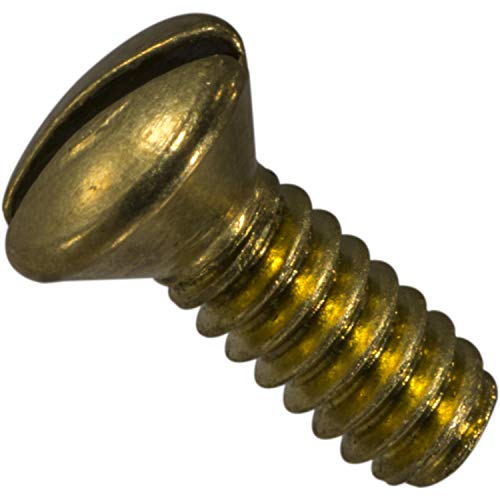 VOX Verschluss Schlitz Oval Maschine Schrauben, 014973130060 von Hard-to-Find Fastener