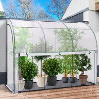 Gewächshaus mit isolierender Bodenmatte, ca. 200x100x200 cm – Transparent Gewächshaus mit isolierender Bodenmatte, ca. 200x100x200 cm – Transparent von Hardin 1fachgut