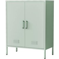 Metall-Aufbewahrungsschrank Sideboard mit zwei Türen, ca. 101,5 x 80 x 40 cm - Sage von Hardin 1fachgut