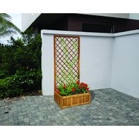 Pflanzkasten Pflanztopf Blumentopf mit Rankhilfe 180 x 80 x 38 cm FSC braun Pflanzkasten Pflanztopf Blumentopf mit Rankhilfe 180 x 80 x 38 cm FSC braun von Hardin 1fachgut