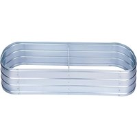 Stahl Oval Hochbeet, ca. 150 x 60 x 30 cm von Hardin 1fachgut