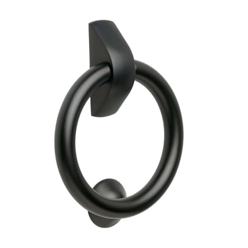 Hardware Solutions Türklopfer, Ringform, 110 x 143 mm, Mattschwarz von Hardware-Solutions