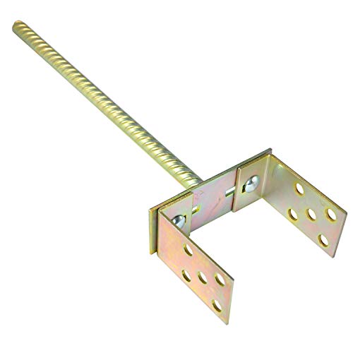 Pfostenträger 0-160 mm Breitverstellbar Verzinkt Stange 395 x 20 mm U-Pfostenträger mit Betonanker Bodenhülse zum Einbetonieren Pfostenträger 0-160 mm Breitverstellbar Verzinkt Stange 395 x 20 mm U-Pfostenträger mit Betonanker Bodenhülse zum Einbetonieren von HardwareStore