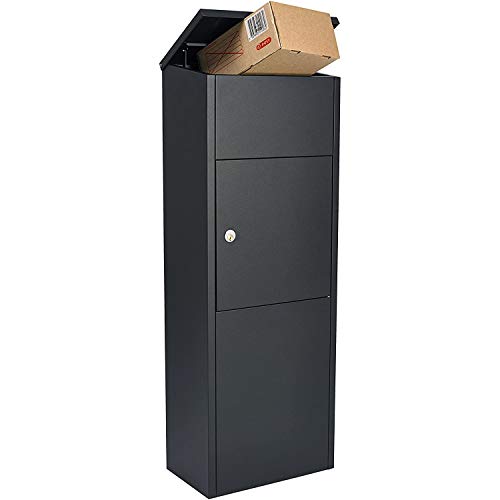 RAL7016 Paketbox Paketkasten XXL Anthrazitgrau Matt Paketbriefkasten Postbox abschließbar 895x395x290 von HardwareStore