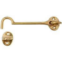 Poliertes Messing 4 "100 Mm Cabin Haken Und Öse Massiv von HardwareOnline