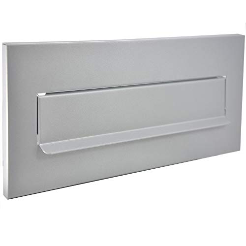 Einwurfklappe Briefeinwurf Briefklappe SILBER 310x80 C4 Briefschlitz (Silber 310x135) von HardwareStore