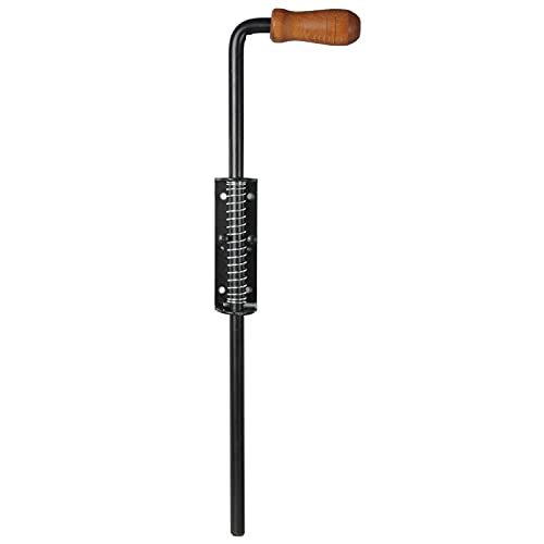 Torriegel Türriegel Bolzenriegel Federriegel Schloßriegel 260 mm 330 mm 470 570 Schwarz Matt (570 mm) von HardwareStore