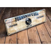 Personalisierte Bar | Garage Geburtstag Hochzeit Man Cave Home Hausschild Holzschild Personalisierte Bar | Garage Geburtstag Hochzeit Man Cave Home Hausschild Holzschild von HardyMillworkLLC