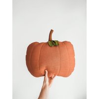 Kürbis Kissen Dekoratives Herbstkissen 100% Leinen Kürbis Kissen Dekoratives Herbstkissen 100% Leinen von HarelisoShop